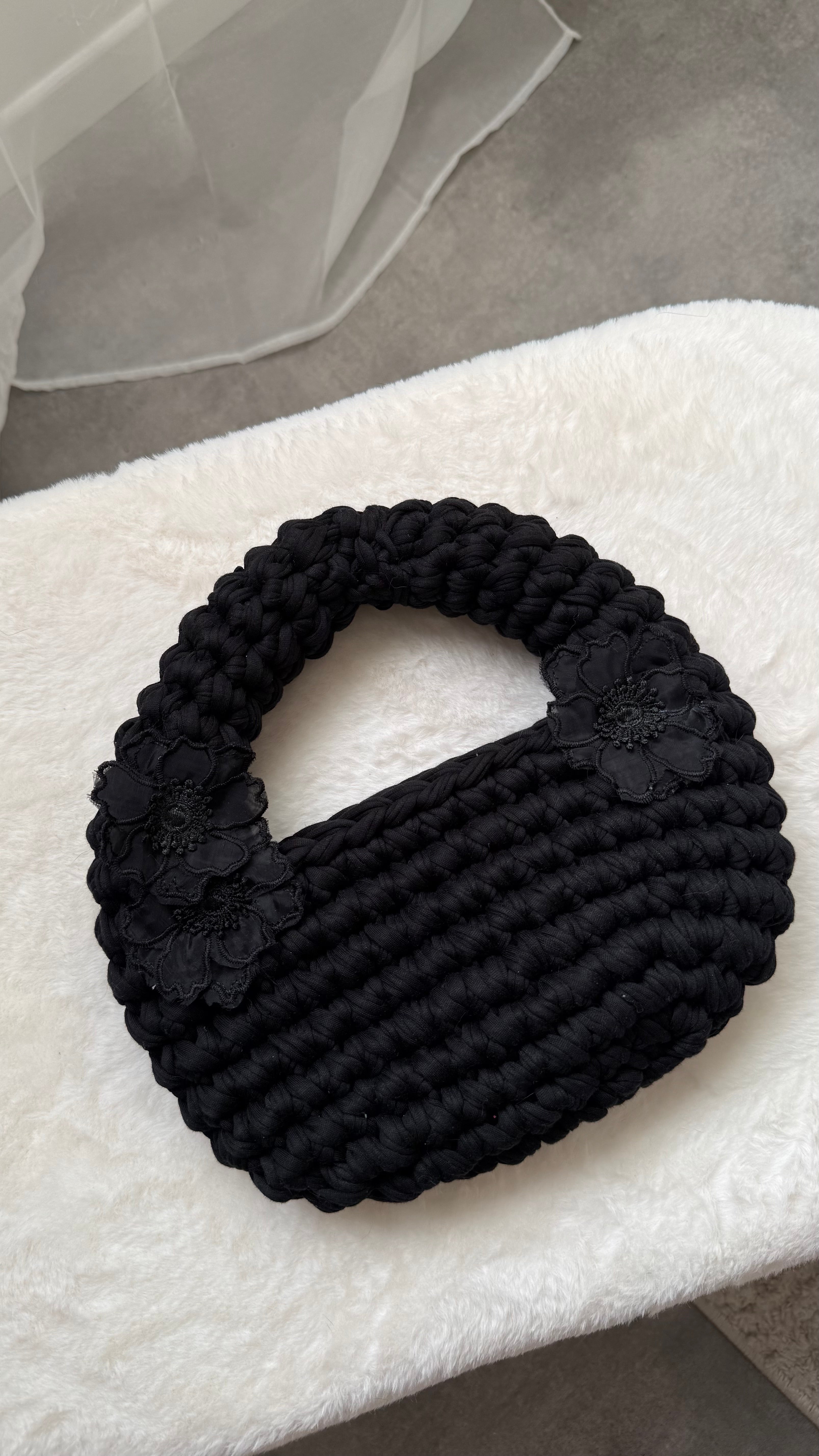 Egg bag avec fleurs