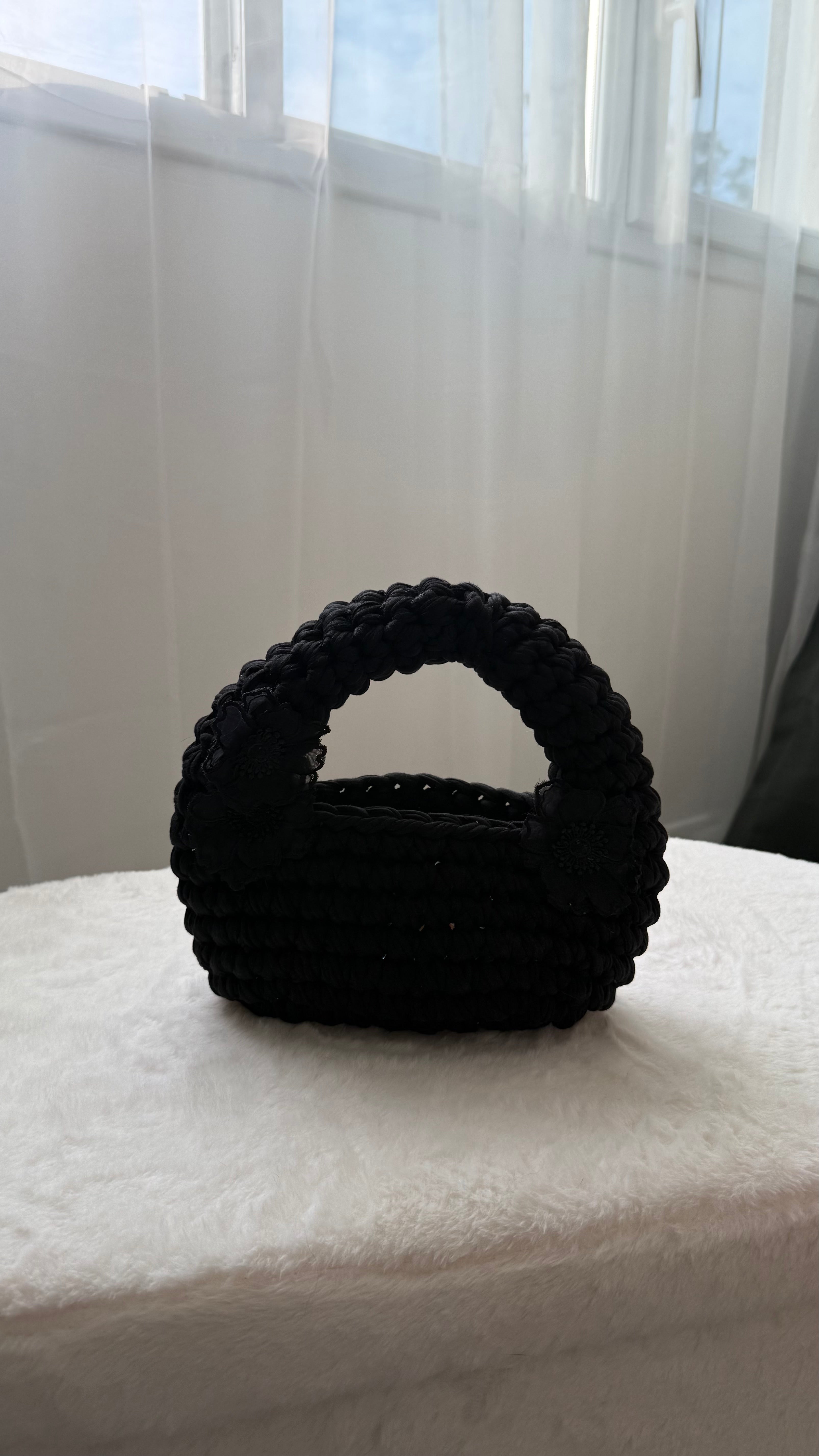 Egg bag avec fleurs