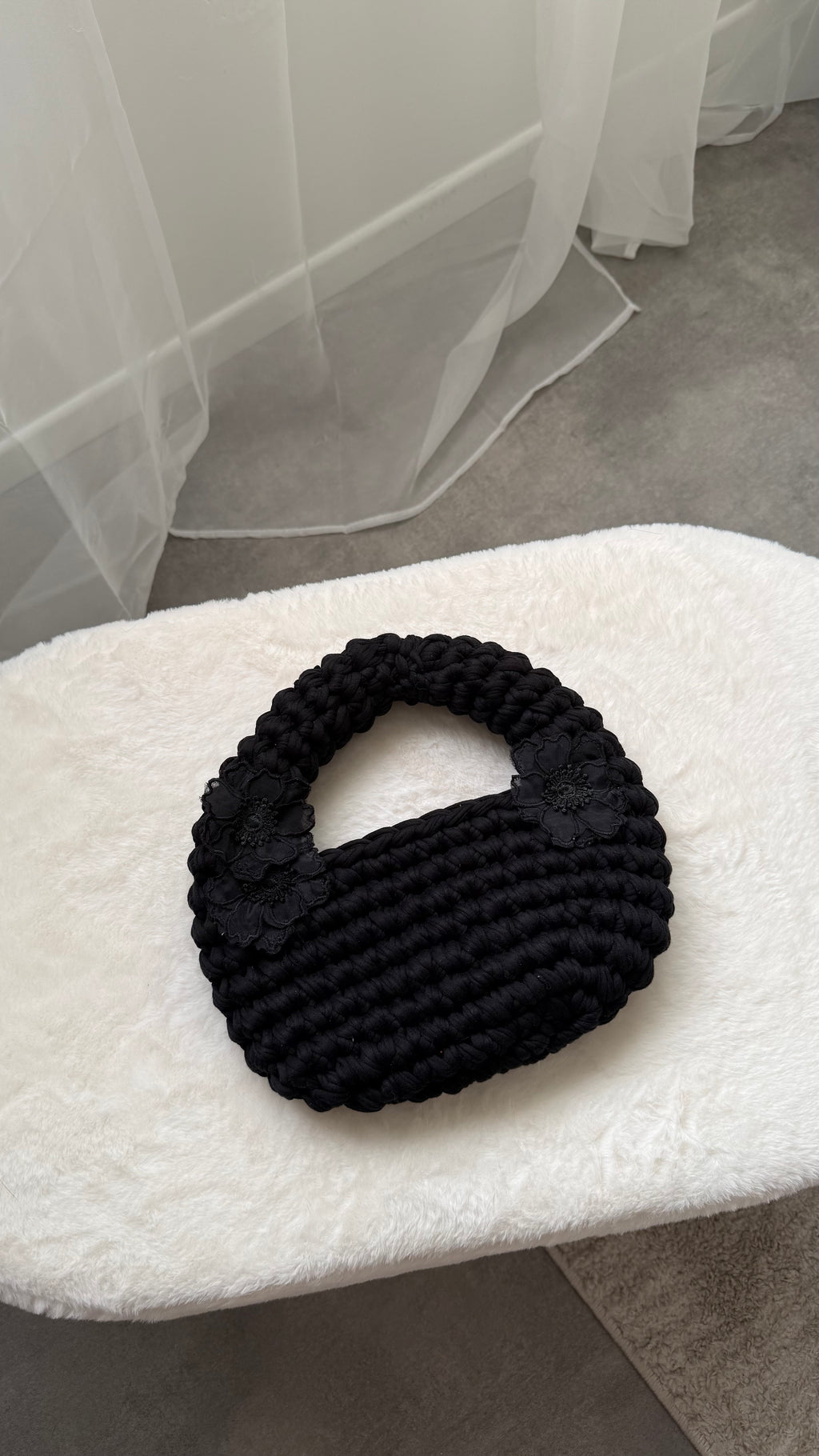 Egg bag avec fleurs