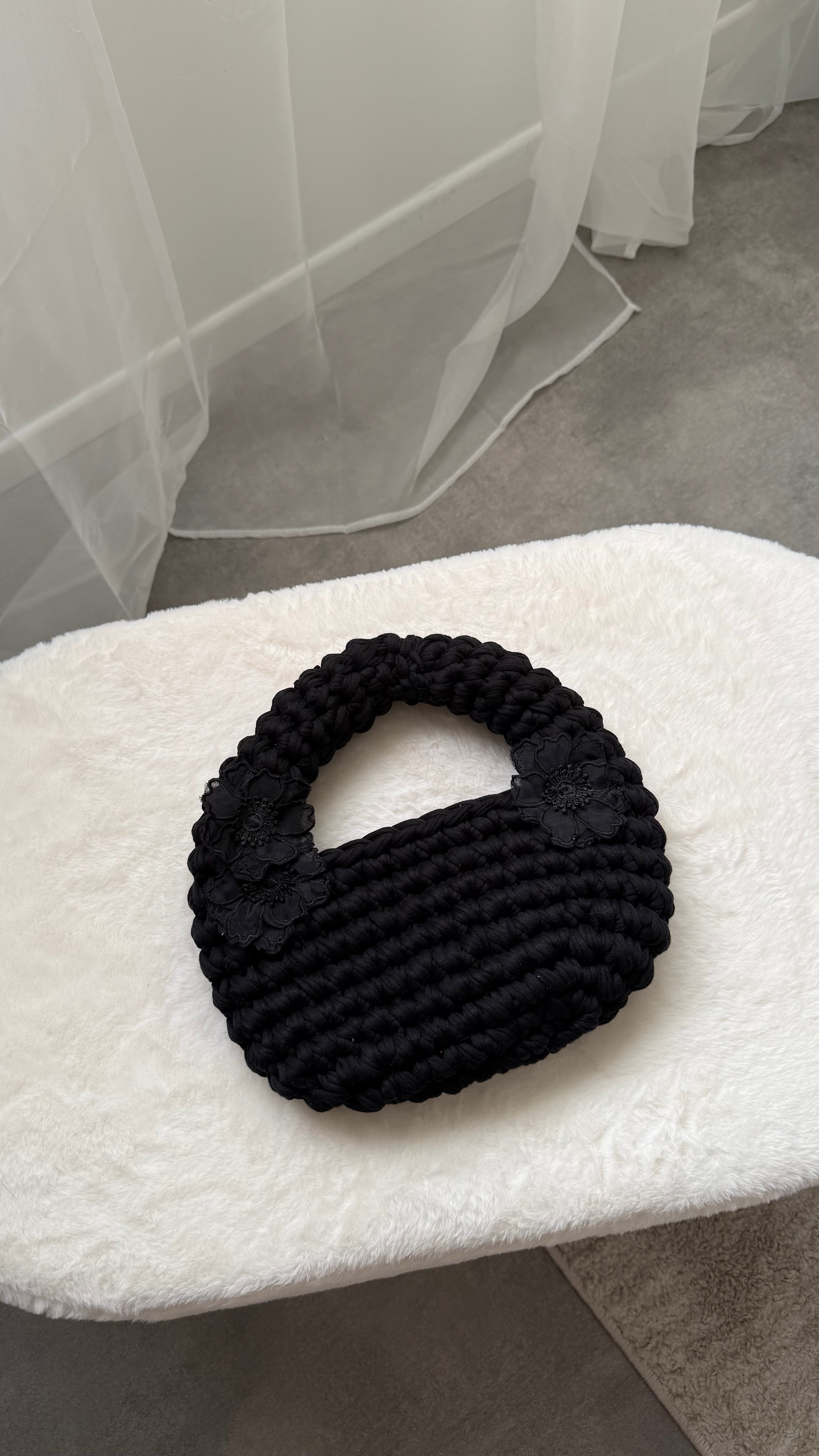 Egg bag avec fleurs