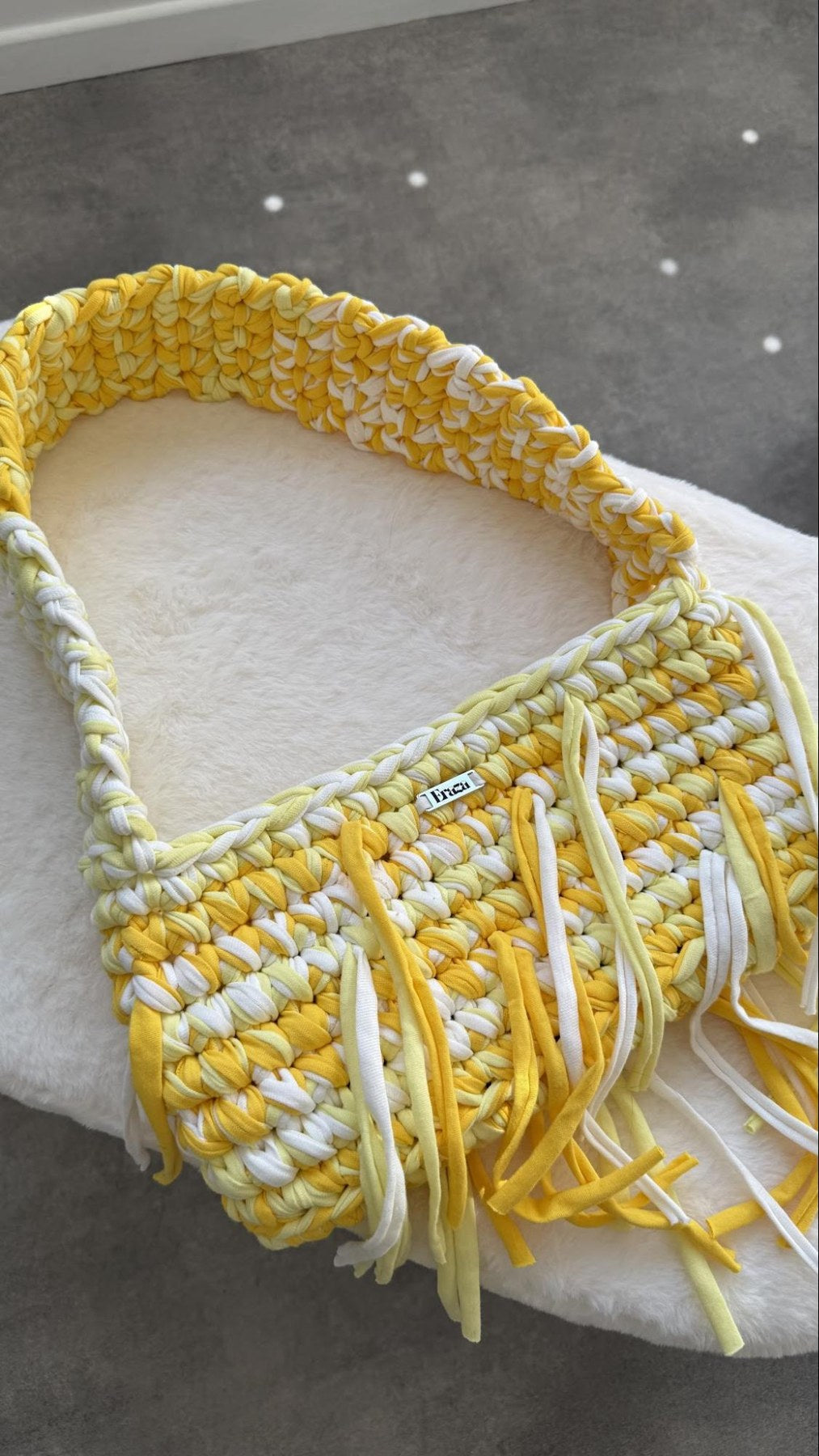 Rio – sac en crochet fait main, fermeture aimantée